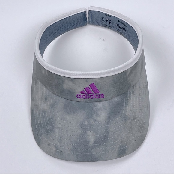 Adidas Women's Gray Marbled Lightweight Match 2 Visor One Size; Tennis, Golf - Picture 1 of 7